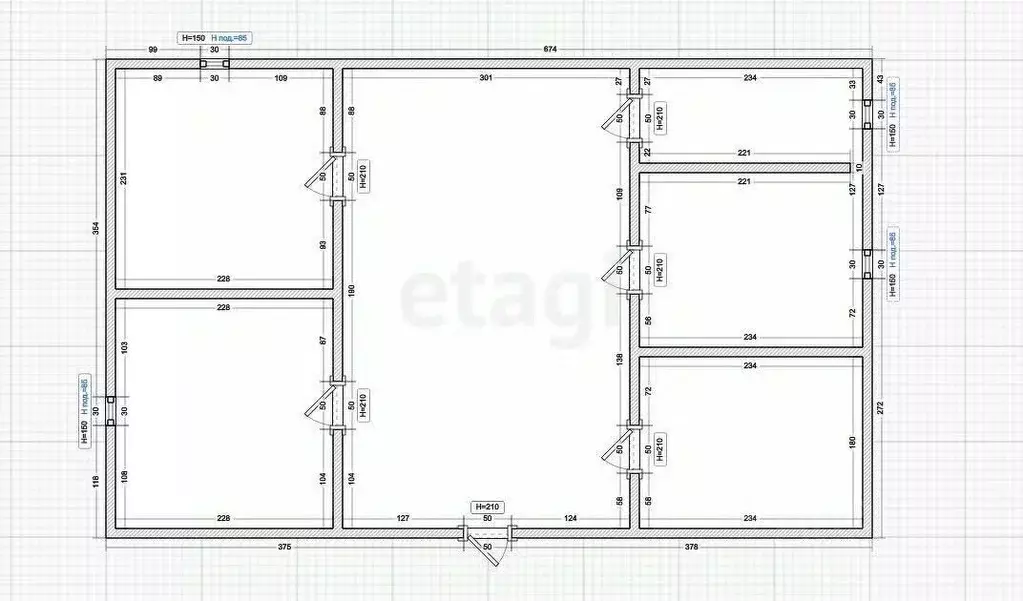 Дом в Ингушетия, Назрань 14-я линия (120 м) - Фото 1