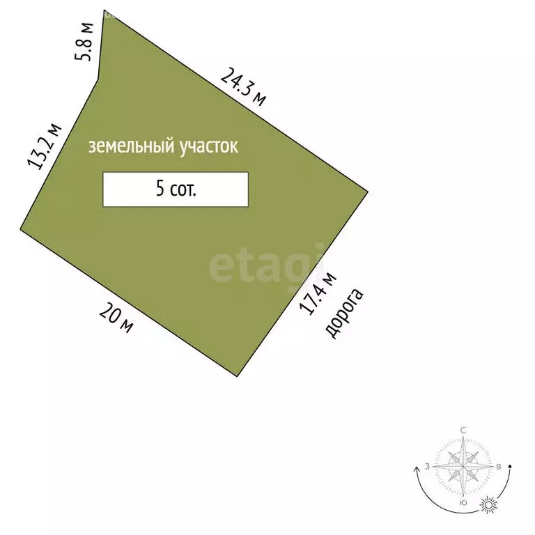 Дом в Набережные Челны, СНТ Гидростроитель-1 (14 м) - Фото 1