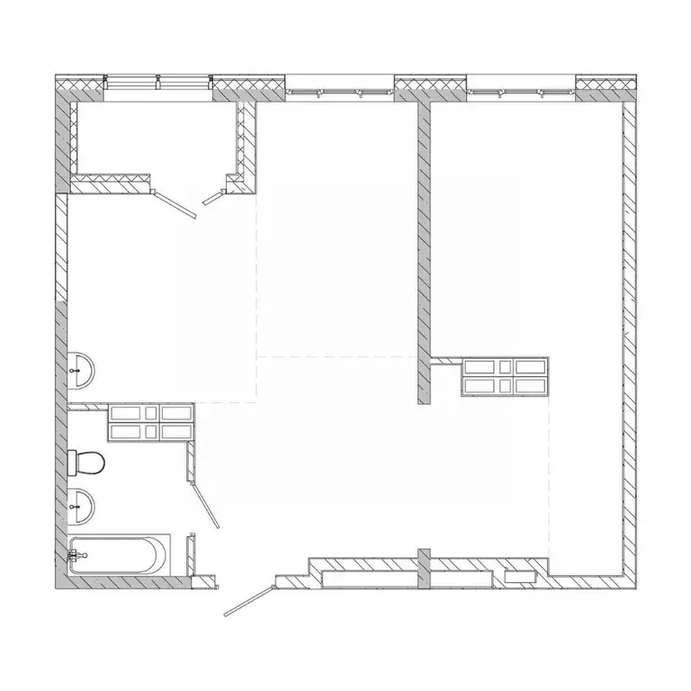 2-к кв. Приморский край, Владивосток Посейдония жилой комплекс (66.41 ... - Фото 1