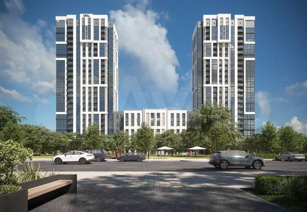 1-к. квартира, 35,4 м, 7/25 эт. - Фото 1