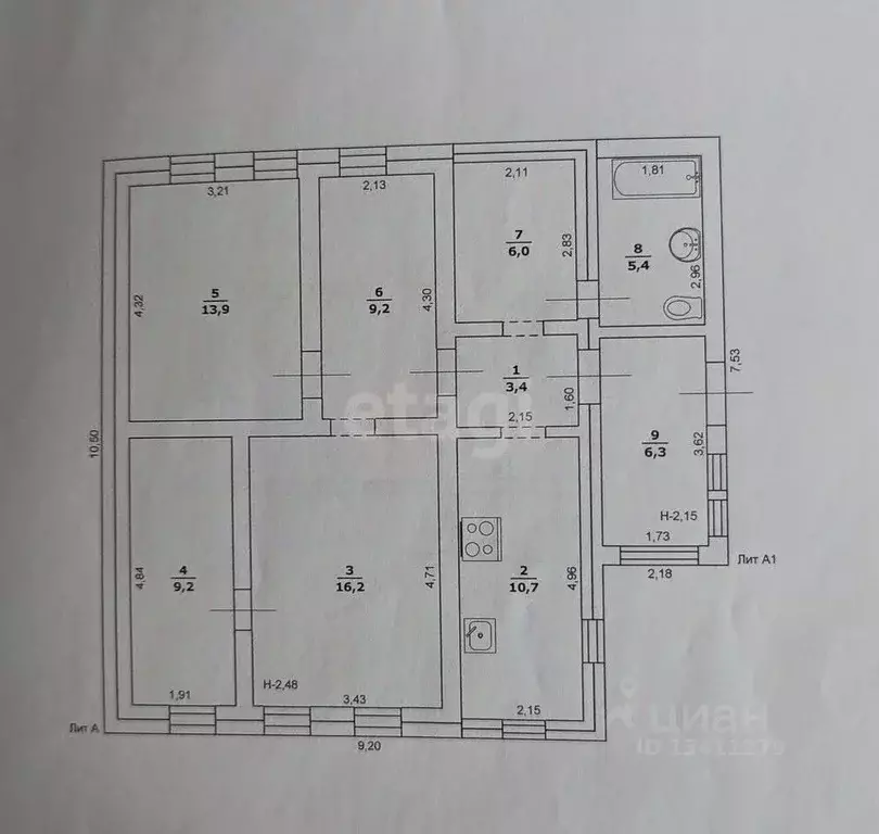 Дом в Белгородская область, Поселок Ивня городское поселение, с. ... - Фото 2