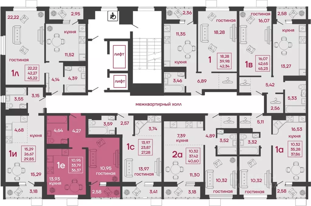 1-к кв. Пензенская область, Пенза ул. Баталина, 31 (36.37 м) - Фото 2