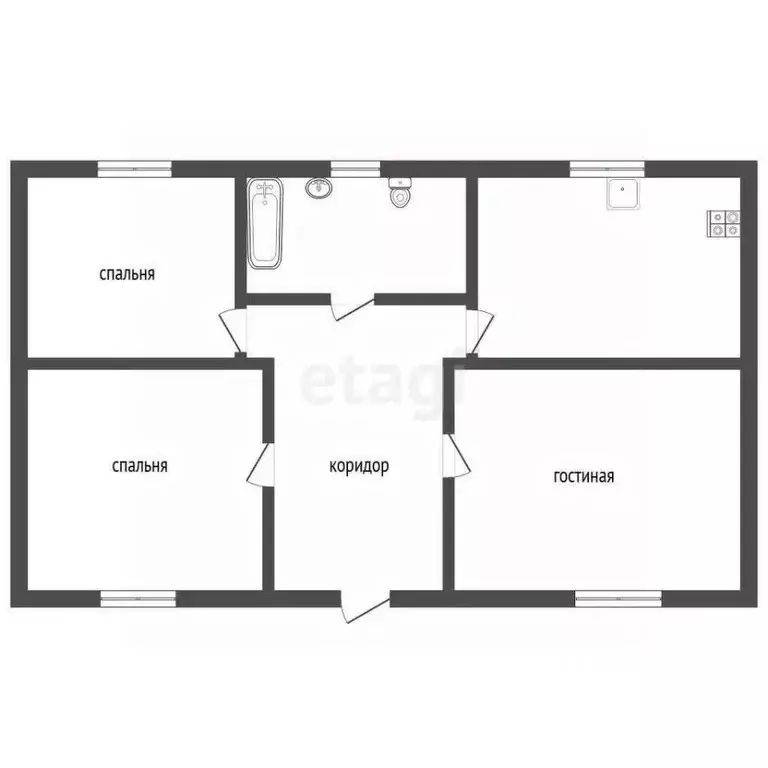 Дом в Ярославская область, Некрасовское рп ул. Советская, 69 (115 м) - Фото 1