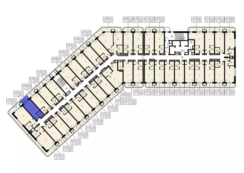 Студия Крым, Саки ул. Морская (28.56 м) - Фото 2