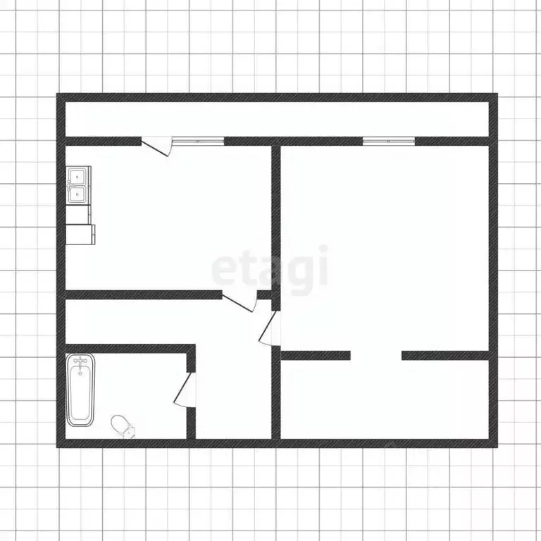 1-к кв. Бурятия, Улан-Удэ ул. Модогоева, 1А (38.1 м) - Фото 2