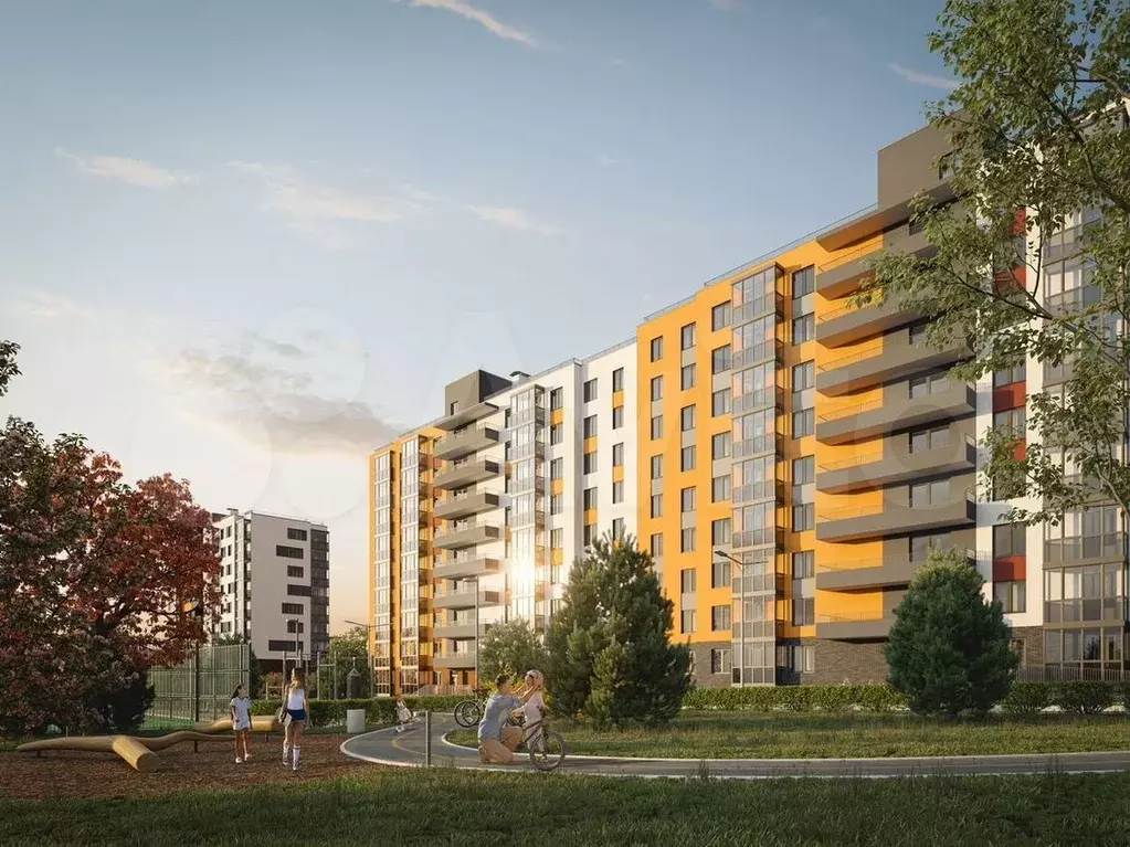 2-к. квартира, 65,9м, 4/9эт. - Фото 1
