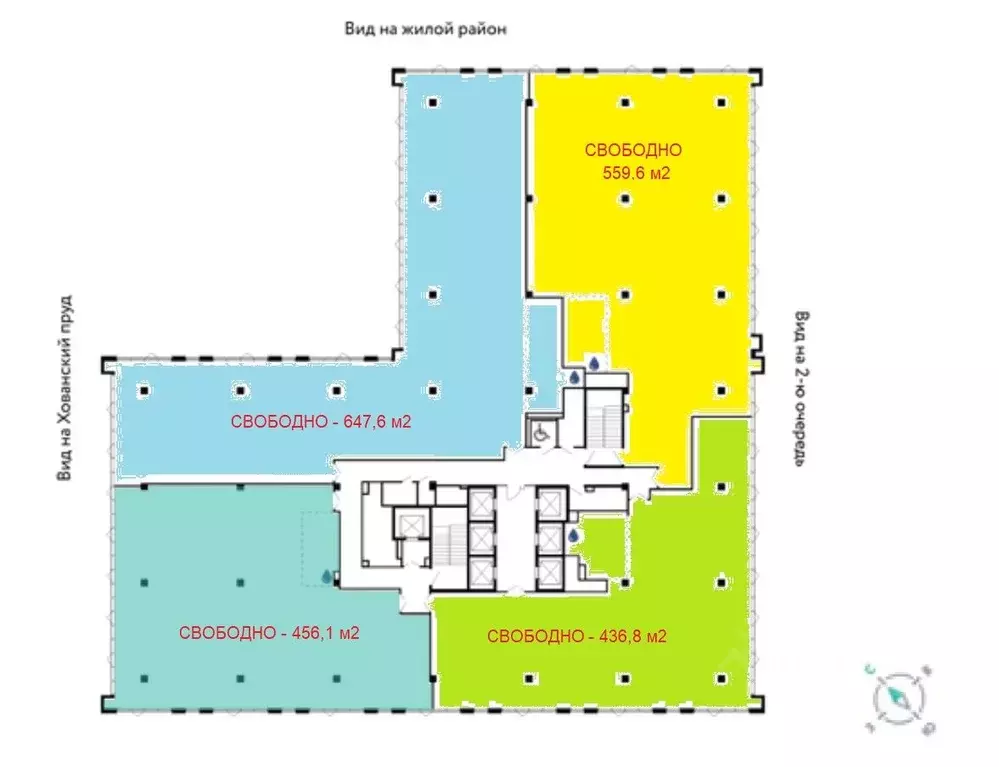 Офис в Москва № 35 кв-л, 10 (4200 м) - Фото 2