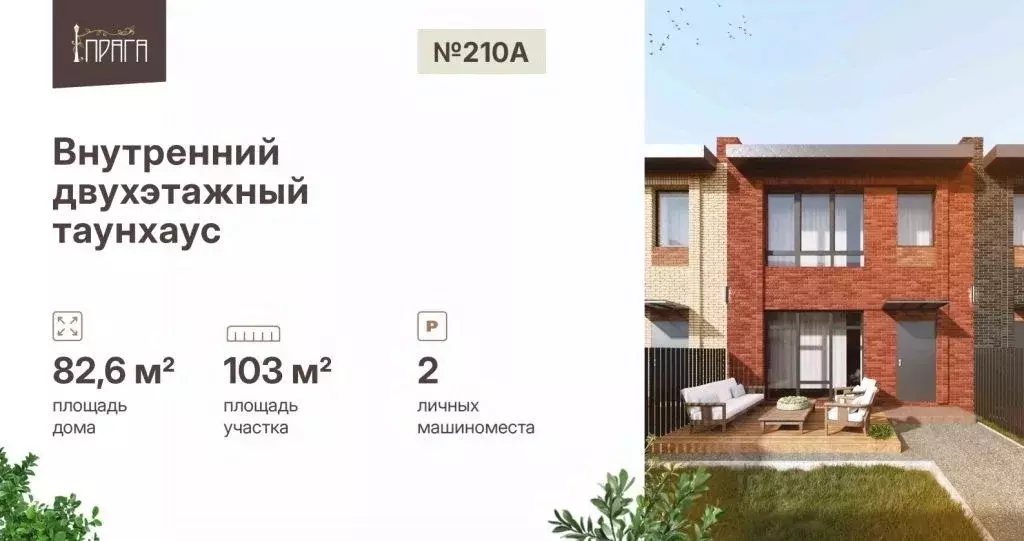 Таунхаус в Нижегородская область, Нижний Новгород Агрономическая ул., ... - Фото 2