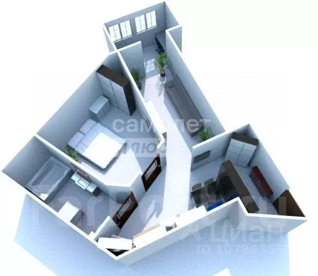 Студия Приморский край, Владивосток Некрасовская ул., 90 (63.6 м) - Фото 2