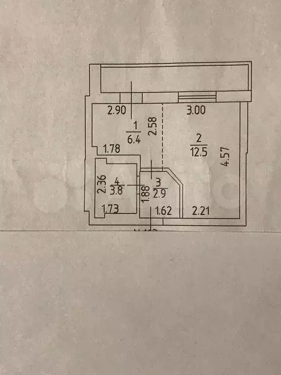 Квартира-студия, 28,6 м, 5/16 эт. - Фото 0