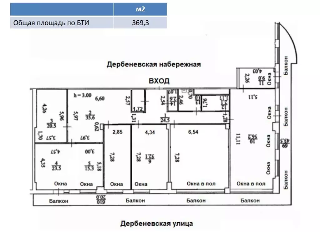 Офис в Москва Дербеневская наб., 11кА (369 м) - Фото 1