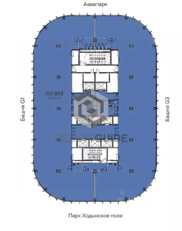 Офис в Москва Ходынский бул., 10А (1252 м) - Фото 1