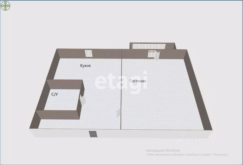 1-к кв. Сахалинская область, Анива Октябрьская ул., 24 (31.0 м) - Фото 1