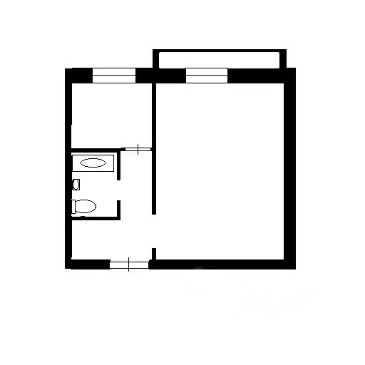 1-к кв. Татарстан, Казань ул. Четаева, 30 (33.0 м) - Фото 1