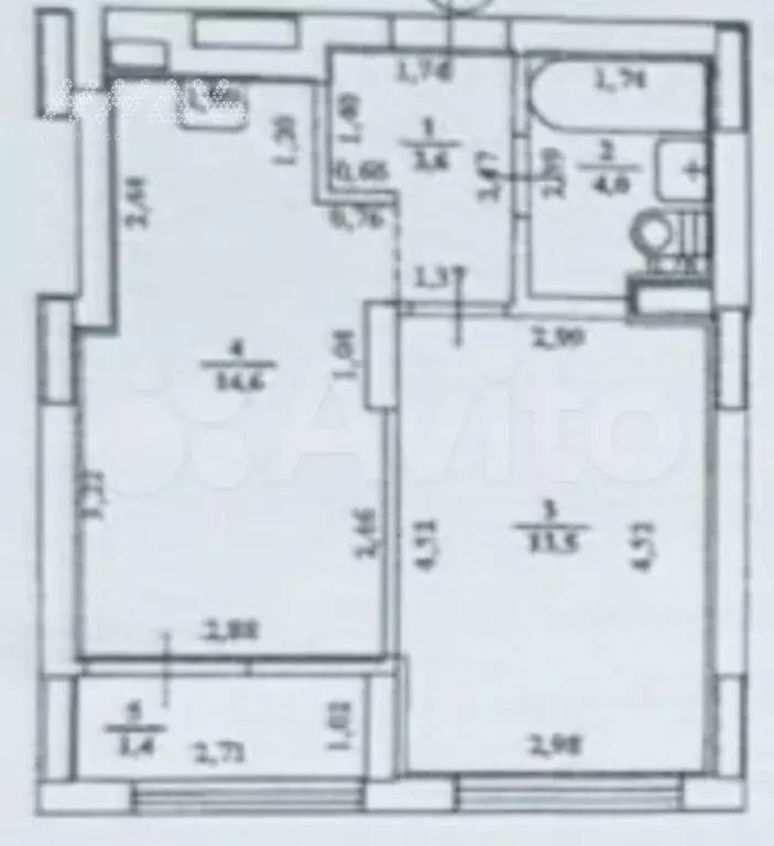 Квартира-студия, 35,7 м, 7/21 эт. - Фото 0