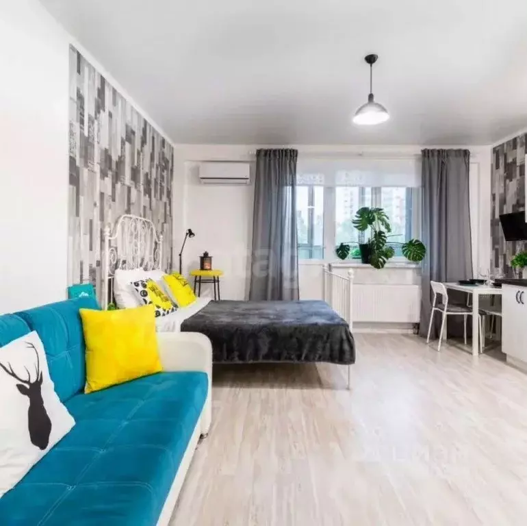 Студия Татарстан, Казань ул. Бари Галеева, 8Ак1 (32.0 м) - Фото 1