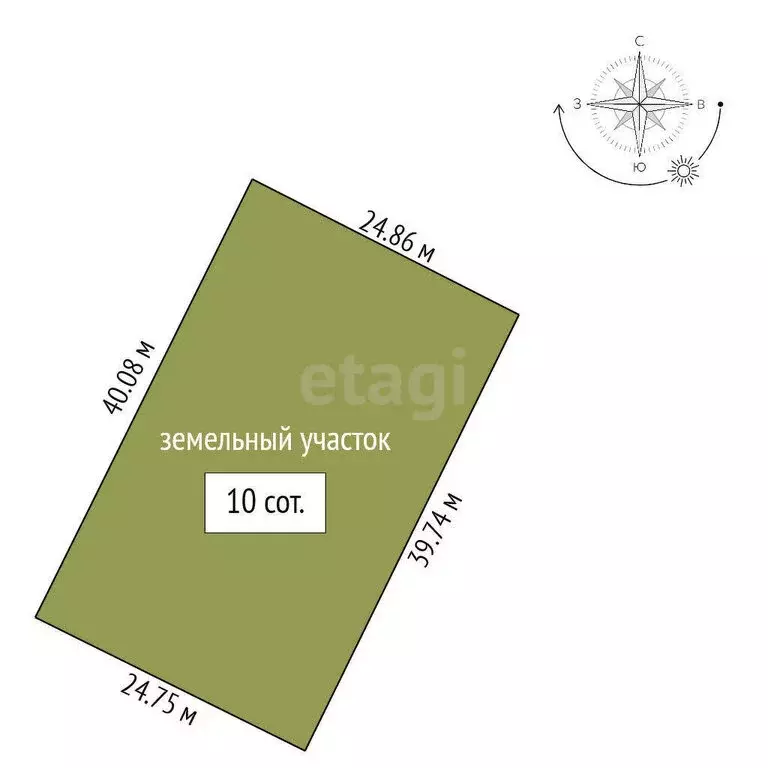 Дом в село Гагарино, Зелёная улица (66.9 м) - Фото 2