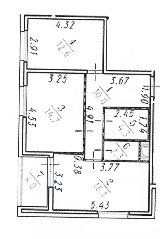 2-комнатная квартира: Омск, улица Александра Захарченко, 7 (60 м) - Фото 1