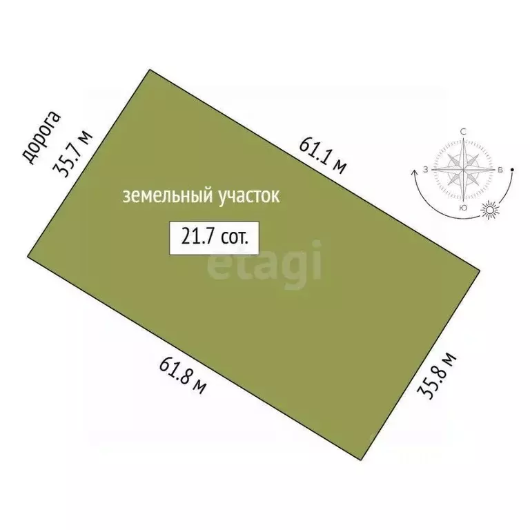 Участок в Тюменская область, Тюменский муниципальный округ, д. ... - Фото 2