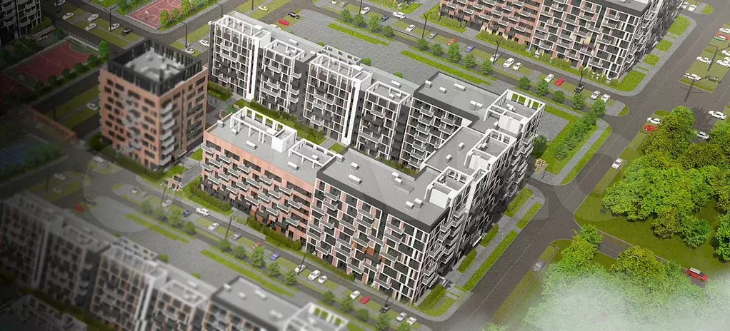 2-к. квартира, 67,4 м, 3/8 эт. - Фото 1