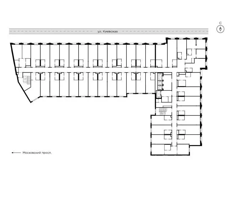 Студия Санкт-Петербург Киевская ул., 5к6 (35.3 м) - Фото 1