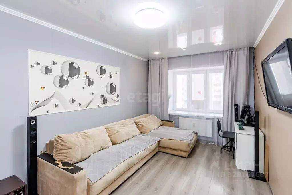 1-к кв. Тюменская область, Тюмень Интернациональная ул., 199к1 (43.0 ... - Фото 1