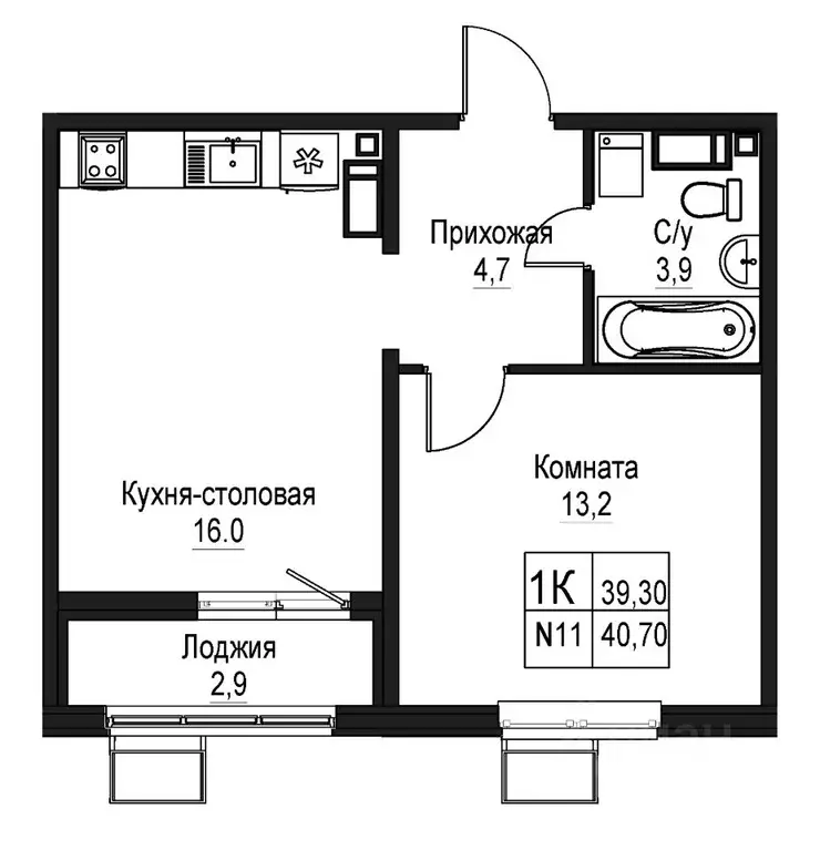 1-к кв. Нижегородская область, Нижний Новгород пос. Малышево, ул. ... - Фото 0