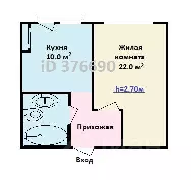 1-к кв. Московская область, Химки Новогорск мкр, ул. Ивановская, 3к1 ... - Фото 2