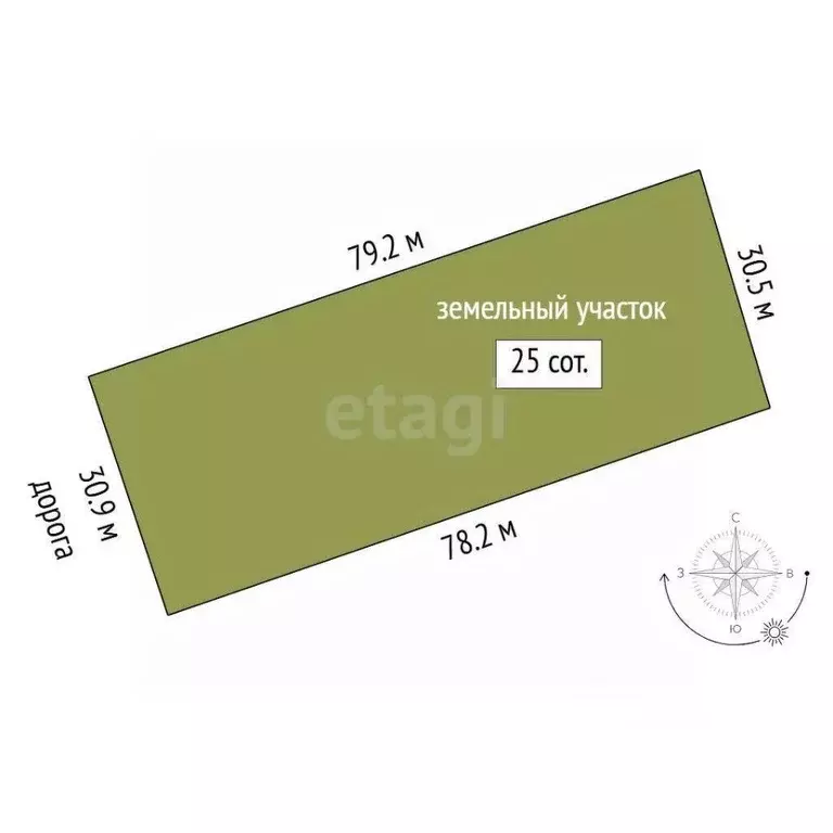 Участок в Тюменская область, Нижнетавдинский муниципальный округ, пос. ... - Фото 2