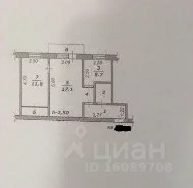 2-к кв. Белгородская область, Белгородский район, Беловское с/пос, с. ... - Фото 2