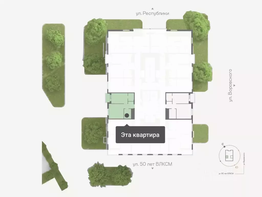 1-к кв. Тюменская область, Тюмень ул. Республики, 204к18 (41.55 м) - Фото 2