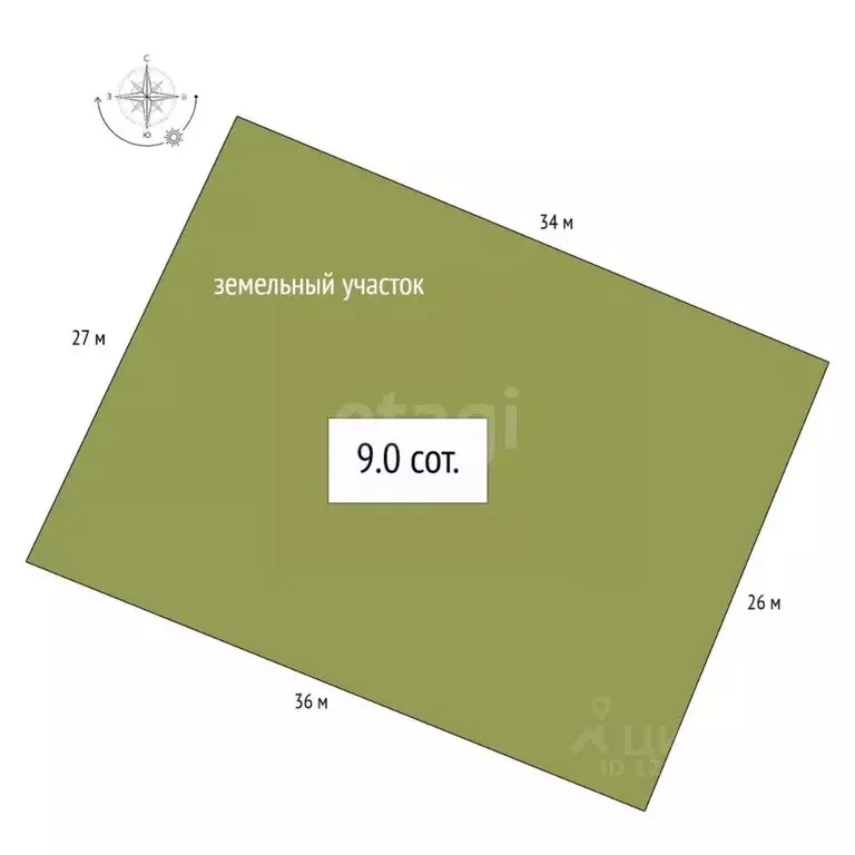 Участок в Новосибирская область, Искитимский район, Совхозный ... - Фото 2