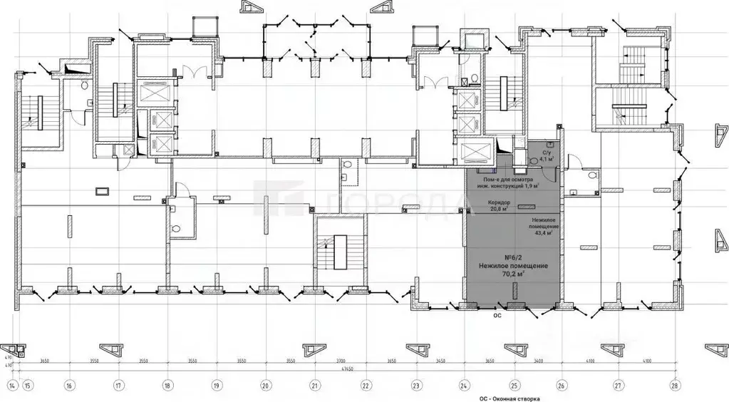 Офис в Новосибирская область, Новосибирск Дачная ул., 2 (70 м) - Фото 2