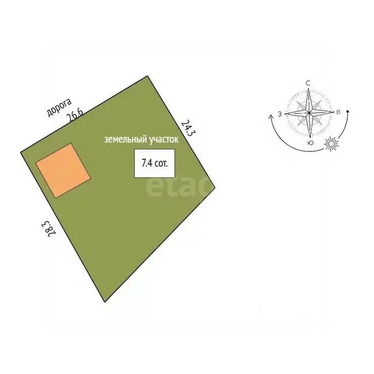 Дом в Вологодская область, Грязовецкий муниципальный округ, д. ... - Фото 2