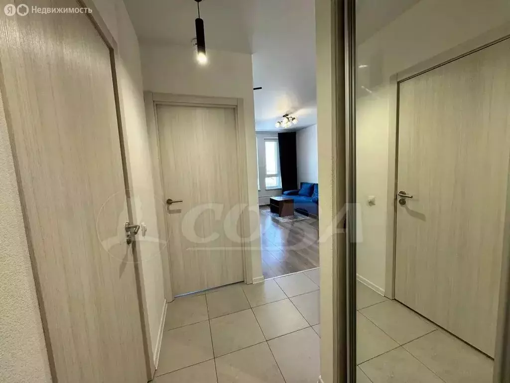 1-комнатная квартира: Тюмень, Полевая улица, 117к7 (39 м) - Фото 1