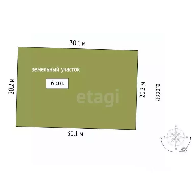 Участок в Тюменская область, Нижнетавдинский муниципальный округ, ... - Фото 2