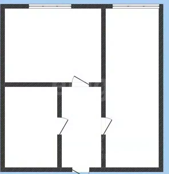 1-к кв. Курская область, Курский район, пос. Камыши 29 (32.2 м) - Фото 2