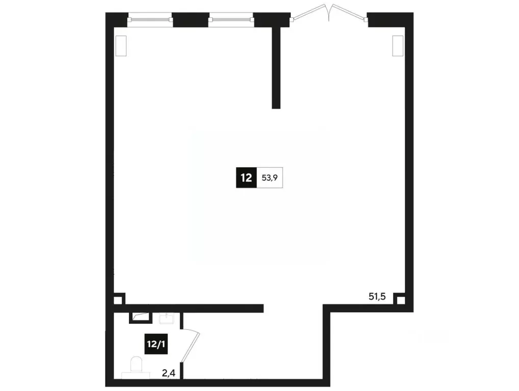 Офис в Краснодарский край, Краснодар ул. Анны Ахматовой, 6/1 (54 м) - Фото 1