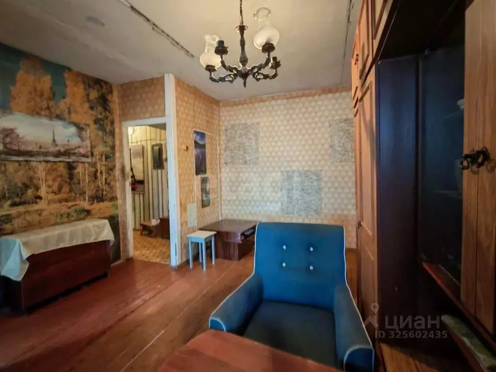 2-к кв. Тверская область, Лихославль Первомайская ул., 12 (43.3 м) - Фото 1