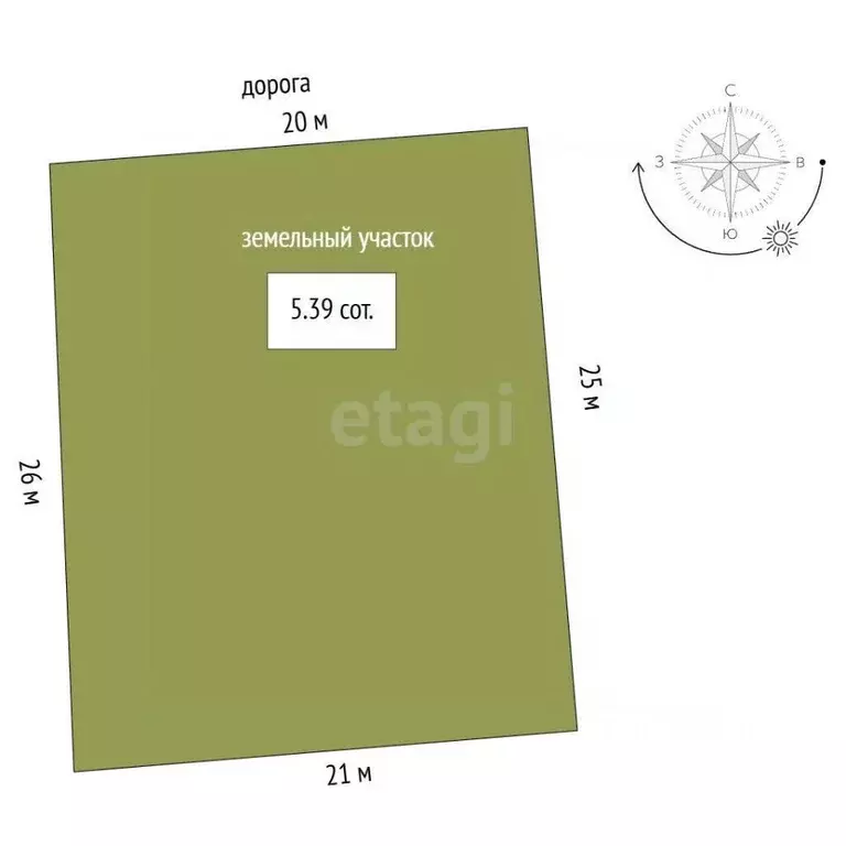 Участок в Мордовия, Саранск Пенсионер СТ,  (5.39 сот.) - Фото 1