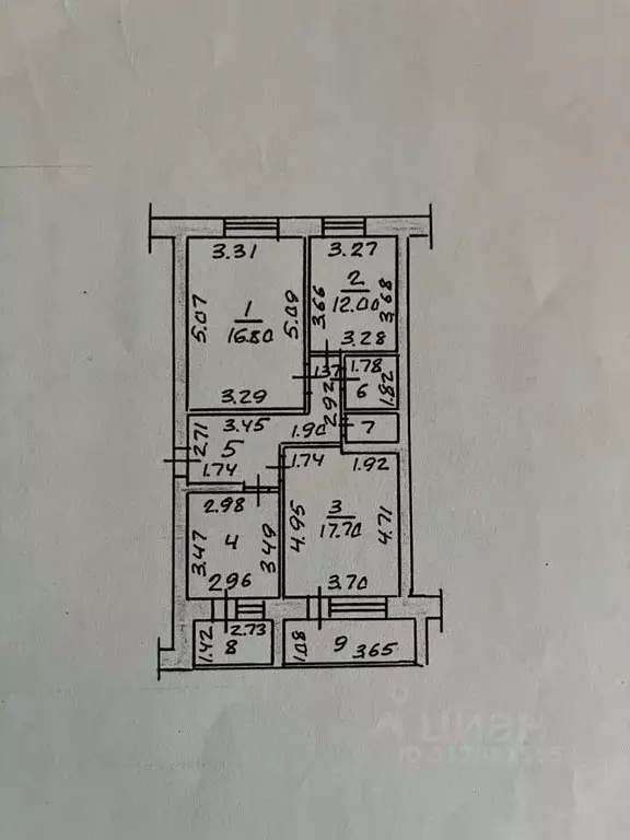 3-к кв. Чувашия, Чебоксары ул. Ленинского Комсомола, 34/8к1 (74.7 м) - Фото 1
