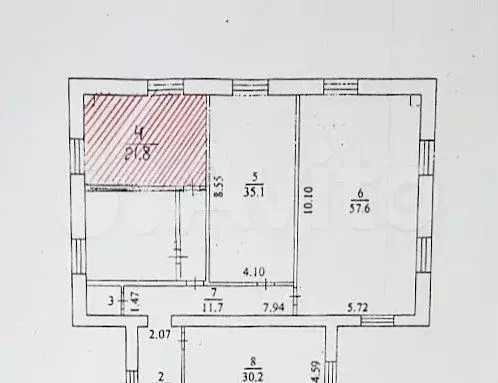 Угловой светлый офис, 21.8 кв.м - Фото 0