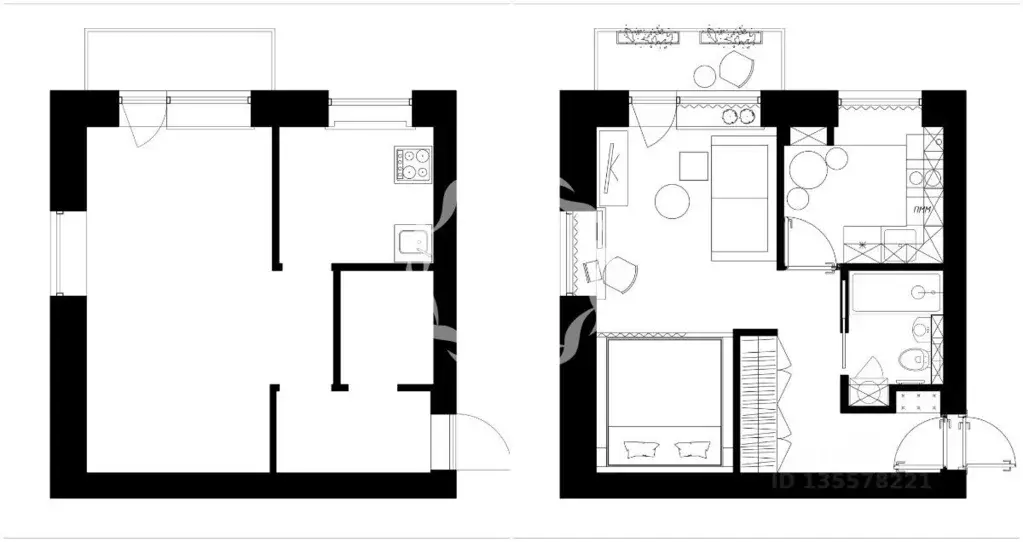 1-к кв. Бурятия, Улан-Удэ 111-й мкр, 14А (31.9 м) - Фото 2