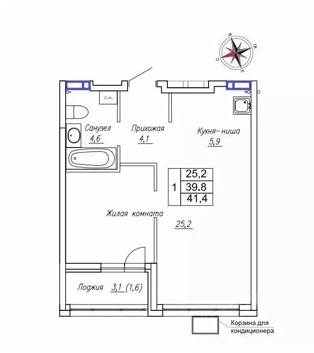 1-к кв. Приморский край, Надеждинский район, пос. Новый ул. Ленина, ... - Фото 1
