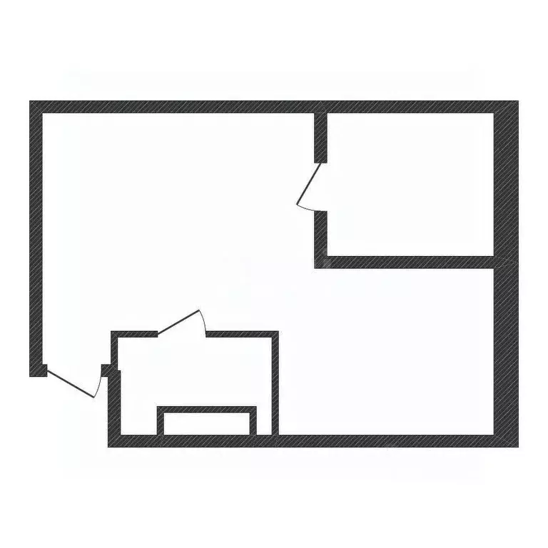 1-к кв. Калужская область, Совхоз Боровский с/пос, д. Кабицыно, ... - Фото 2