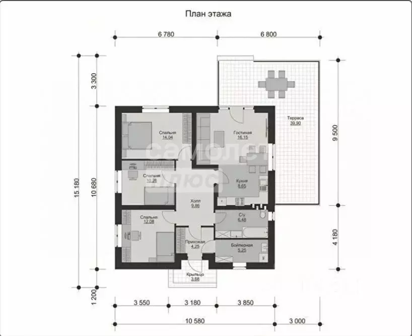 Дом в Курская область, Октябрьский район, Большедолженковский ... - Фото 2