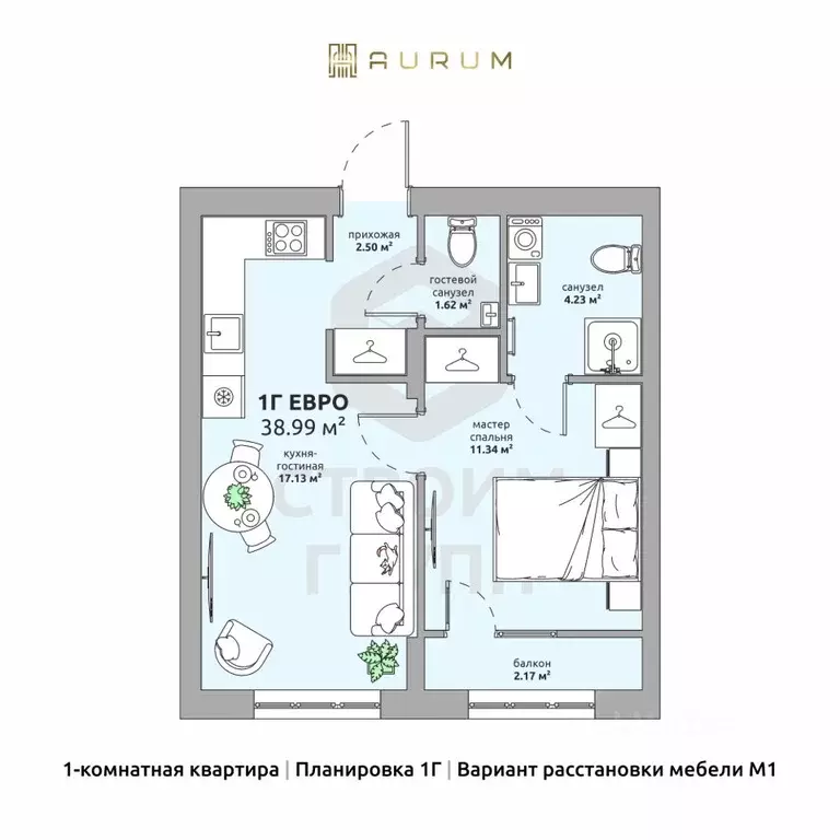 1-к кв. Владимирская область, Ковров Озерная ул., 35 (38.99 м) - Фото 0