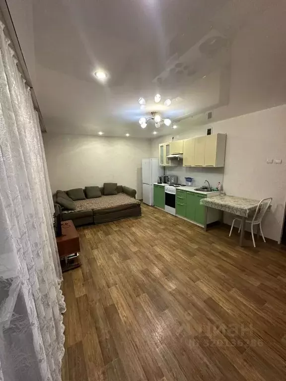 Студия Омская область, Омск Пригородная ул., 23к3 (28.8 м) - Фото 1