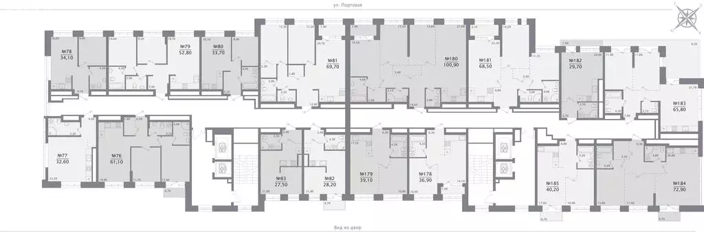 2-комнатная квартира: Казань, ЖК 1712 (68.5 м) - Фото 2