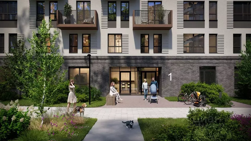 1-к кв. Удмуртия, Завьяловский район, с. Октябрьский Город-Парк жилой ... - Фото 2